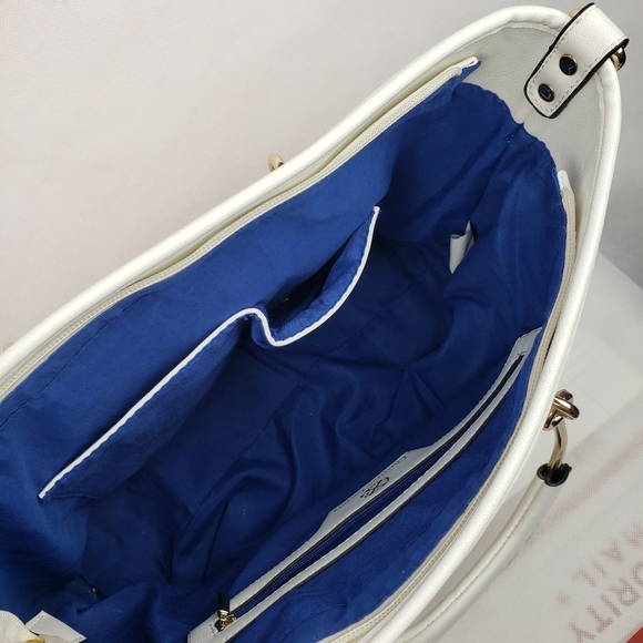 Christian Lacroix Tote White Faux Leather.Pe..ctop - Picture 3 of 11